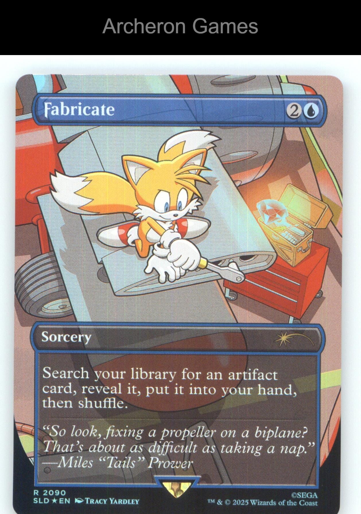 Fabricate (2090) (Rainbow Foil) SLD 2090 HOLO R MTG Card NM/EX+