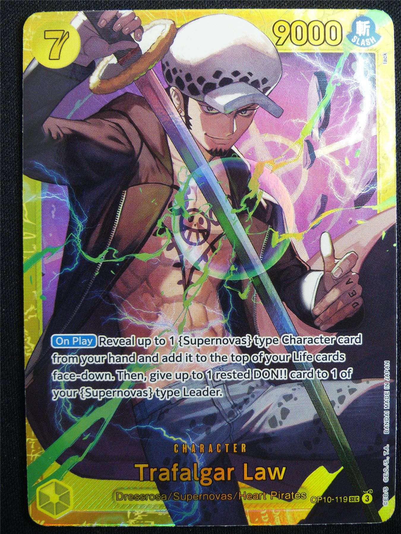 Trafalgar Law OP10-119 SEC Foil - One Piece Card #4WR