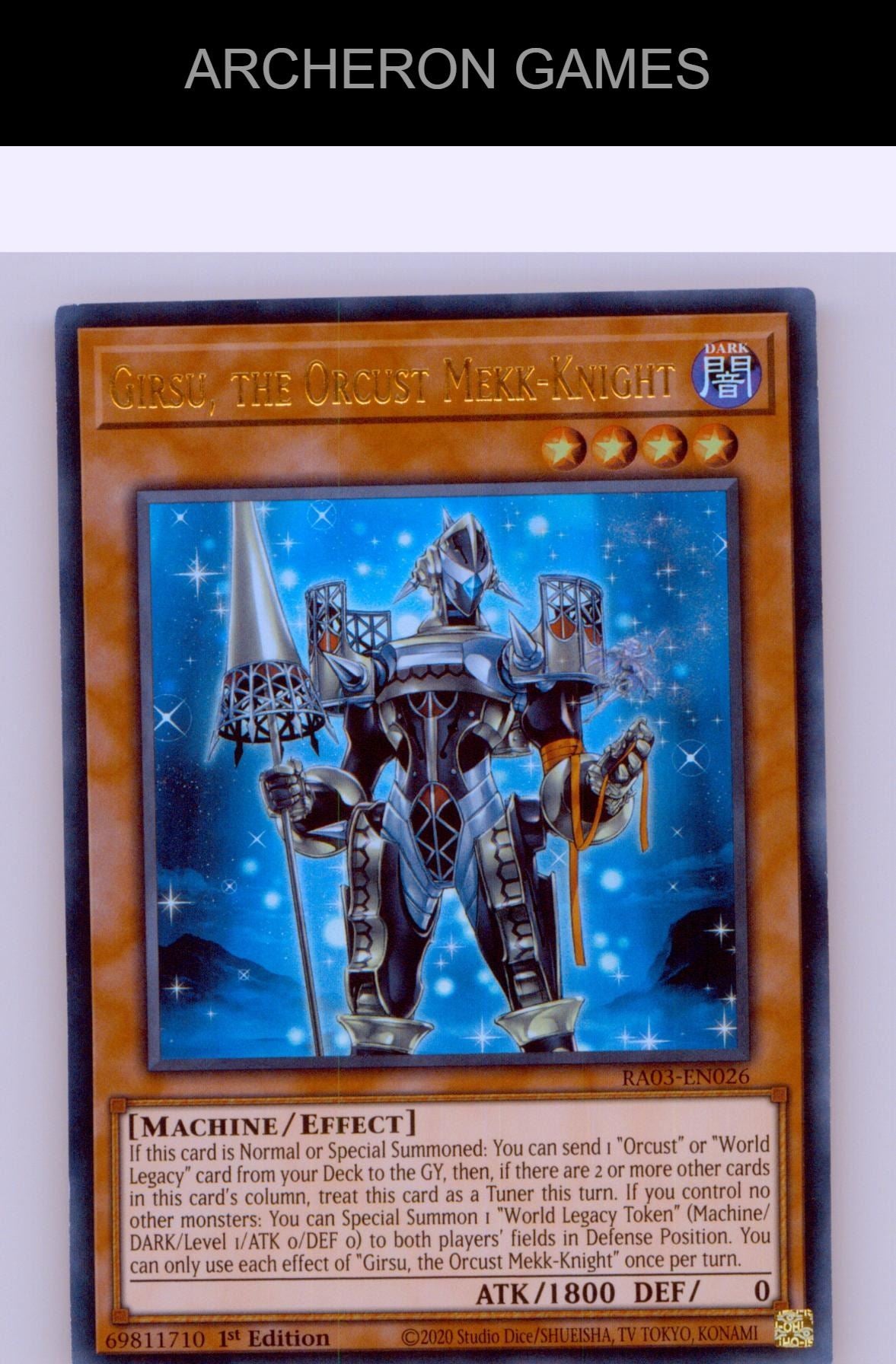 Machina Citadel Ultra Rare YUGIOH Card 1st Edition