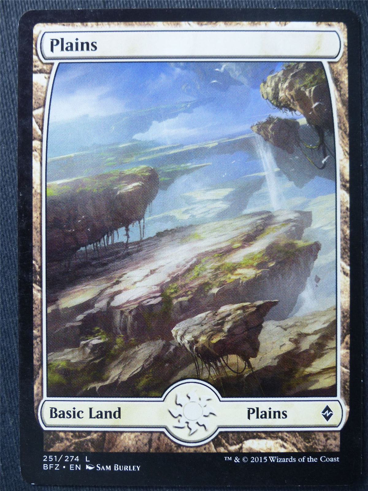 Plains Full Art 251/274 - Mtg Magic Cards #CM