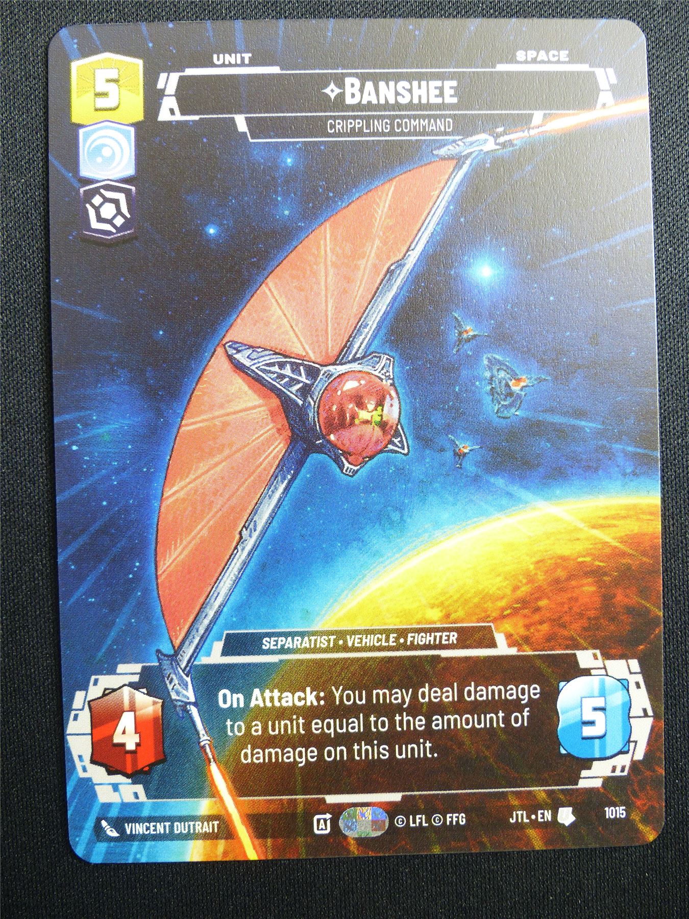 Banshee 1015 Prestige - Star Wars Unlimited Card #4I7