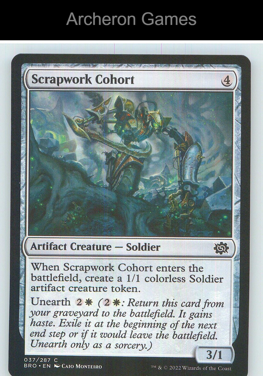 Scrapwork Cohort BRO 37 C MTG Card NM/EX+