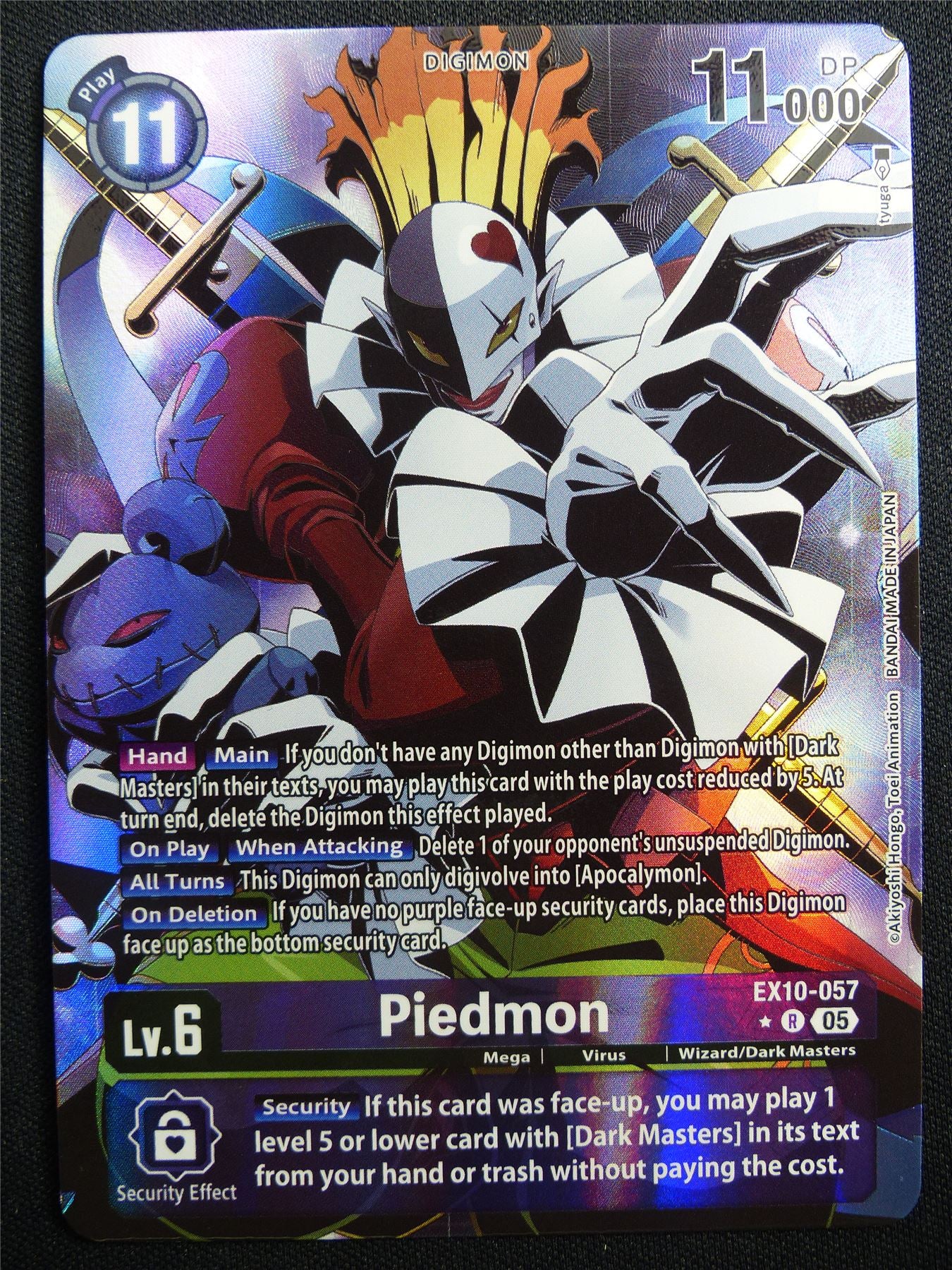 Piedmon EX10-057 R Foil - Digimon Card #309