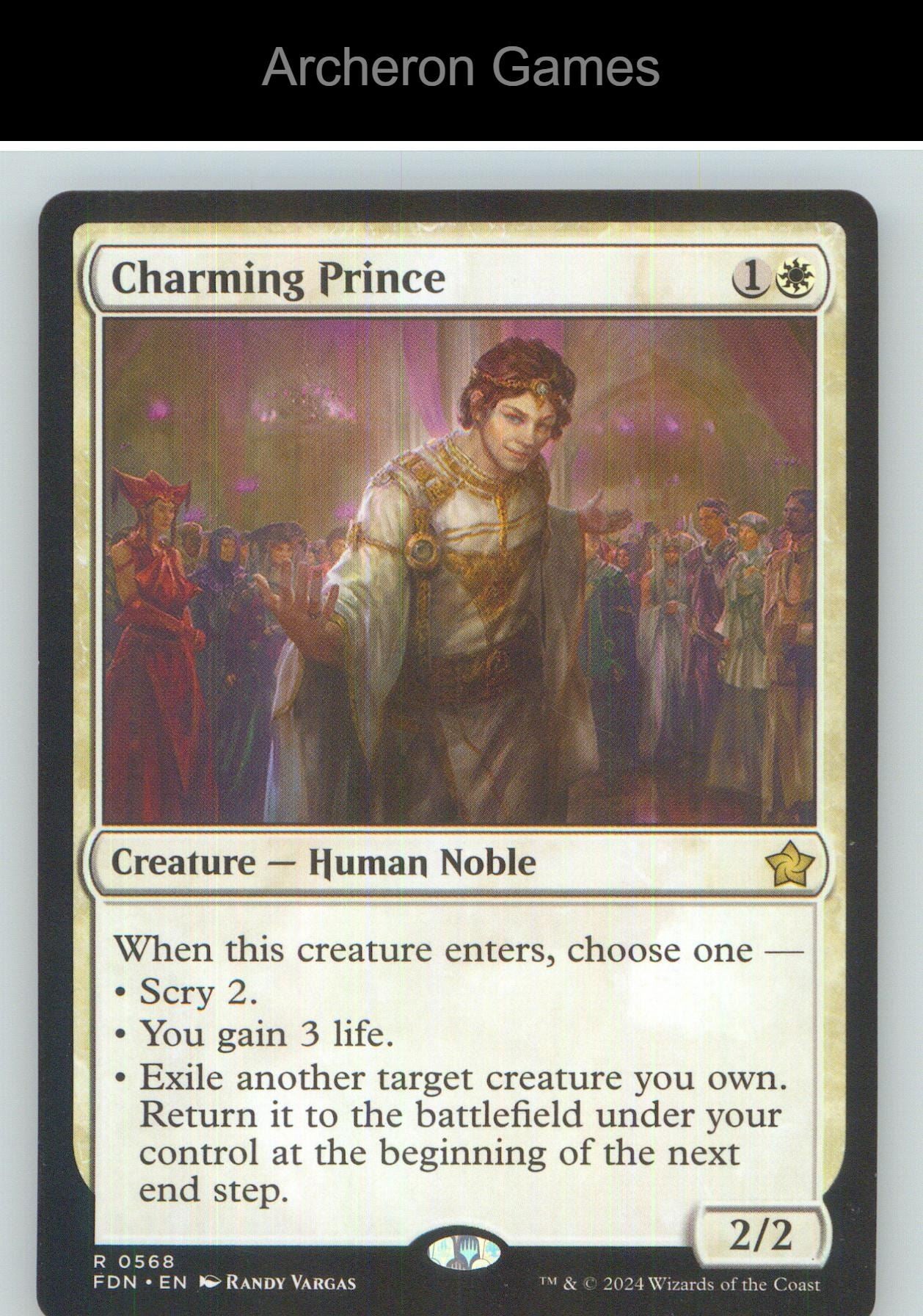 Charming Prince FDN 568 R MTG Card NM/EX+