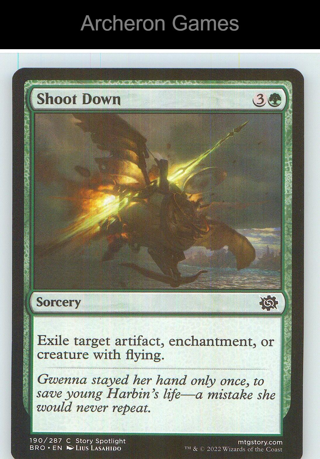Shoot Down BRO 190 C MTG Card NM/EX+