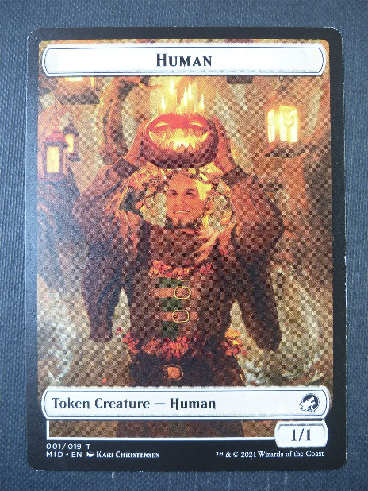 Human Token - Mtg Card #110