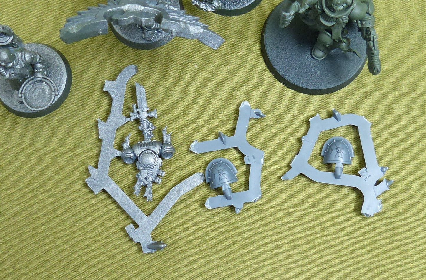 Chaplain Grimaldus & Retinue - Black Templars - Warhammer 40K #6NC