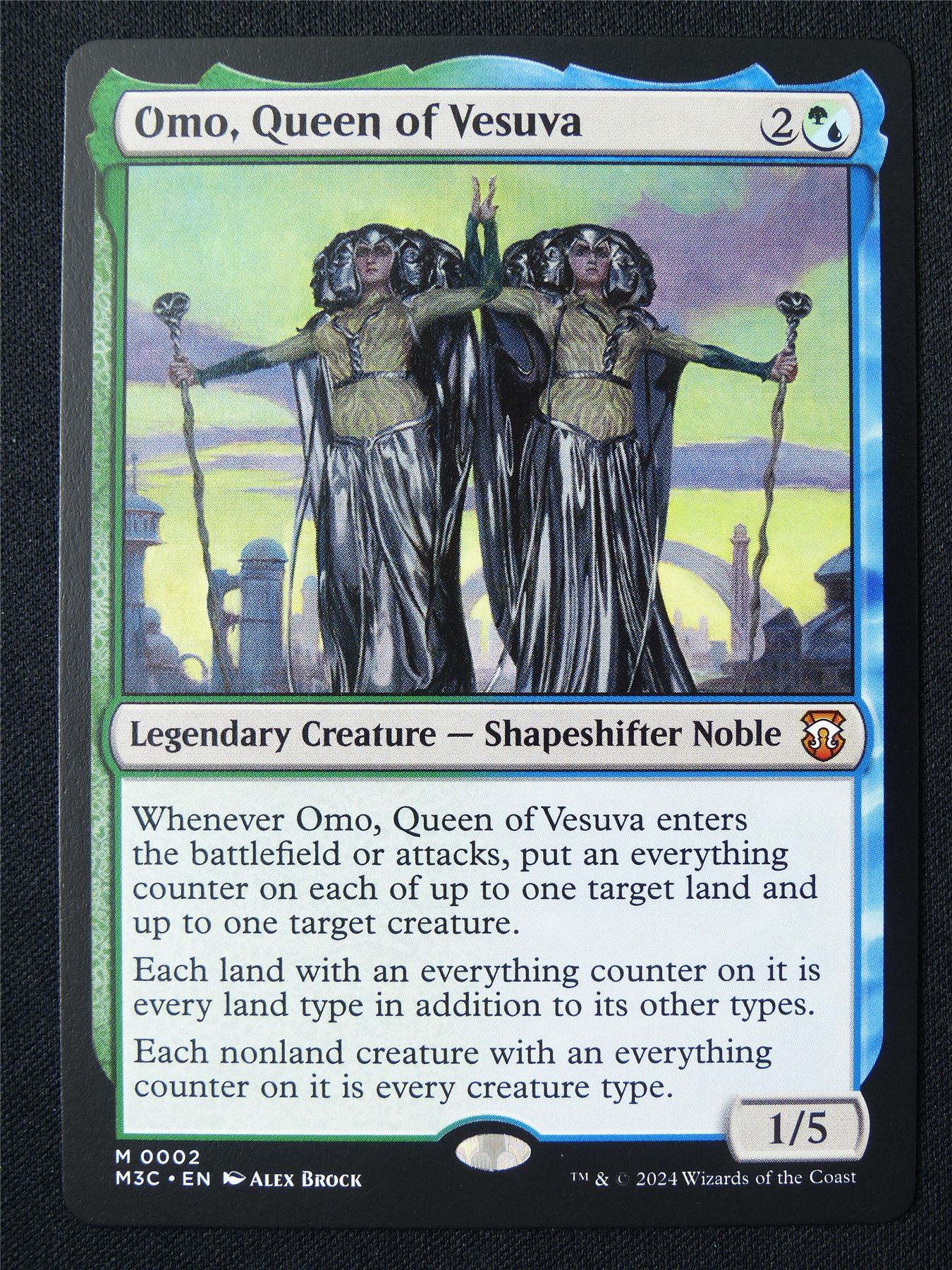 Omo Queen of Vesuva - M3C - Mtg Card #1PJ