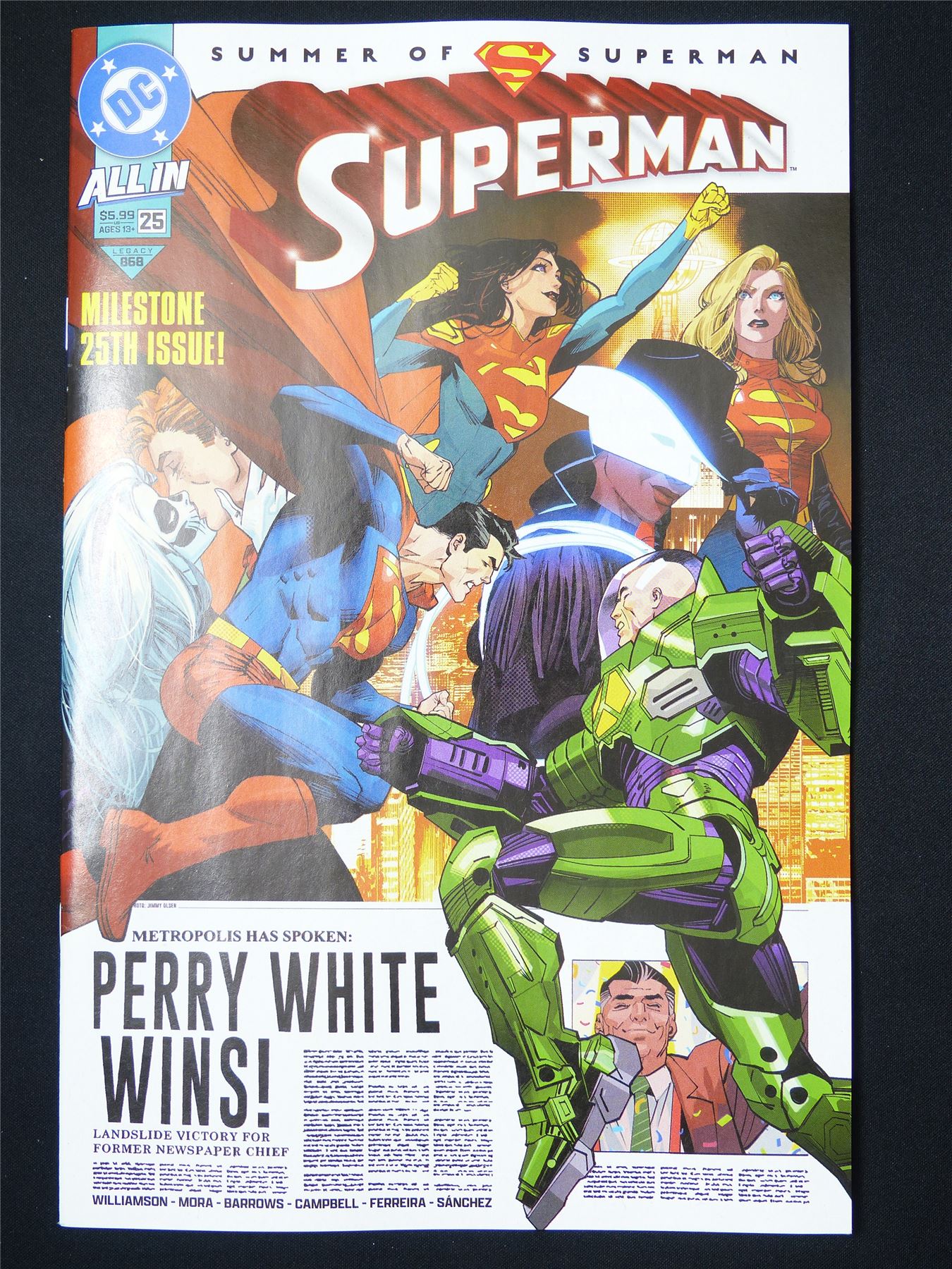 SUPERMAN #25 - Jun 2025 DC Comic #2X3