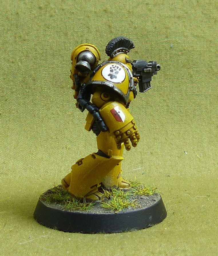 Centurion Conversion painted - Imperial Fists - Warhammer Horus Heresy #2NA