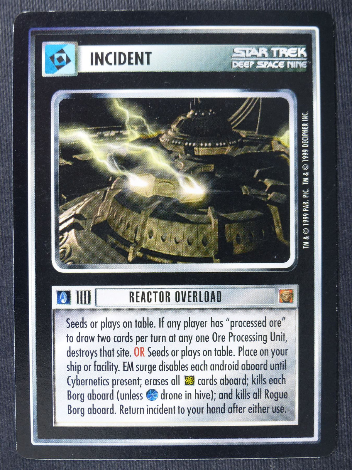 Reactor Overload - DS9 - Star Trek Cards #11J
