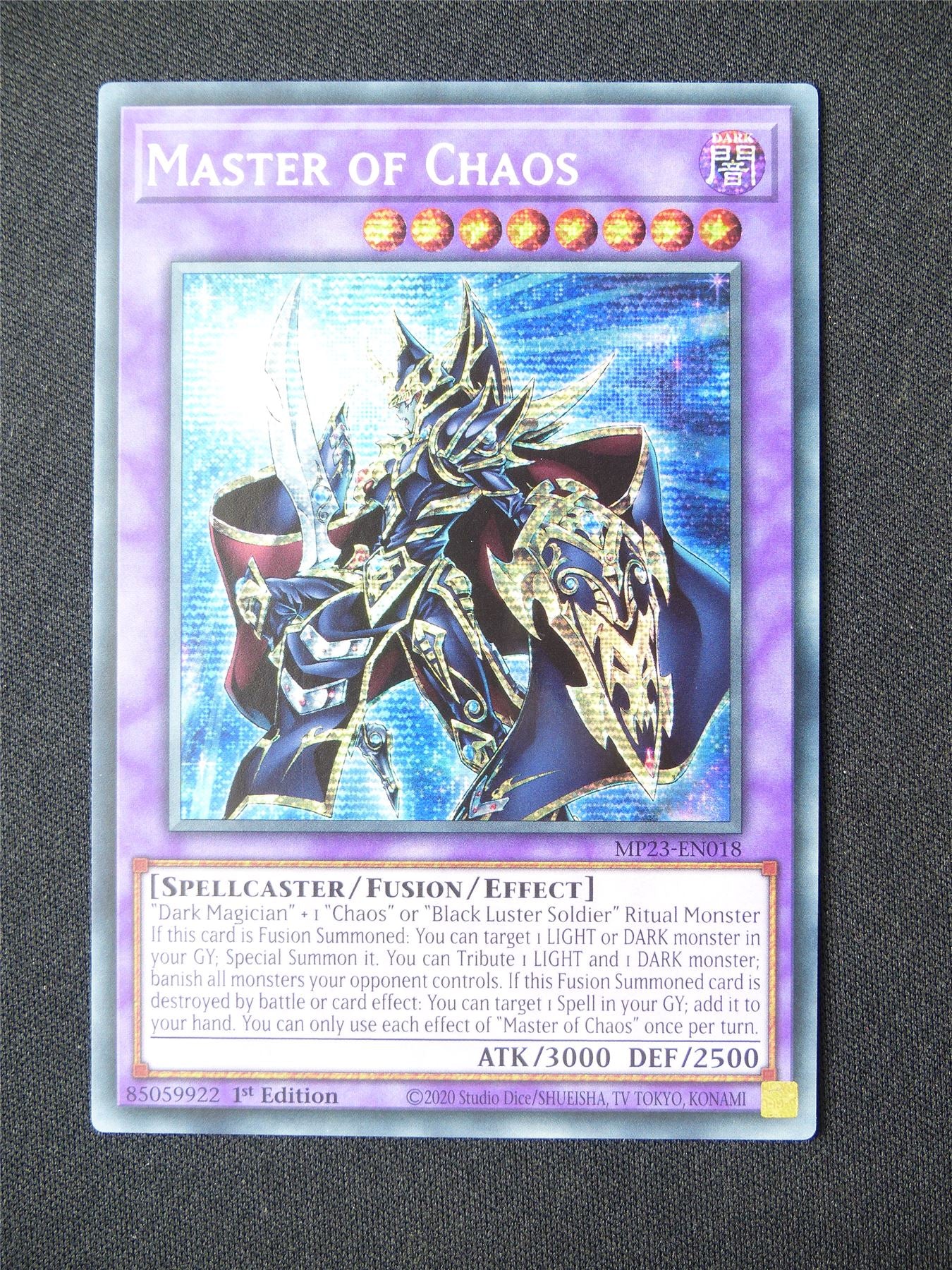 Master of Chaos MP23 Secret Rare - 1st ed Yugioh Card #6I1