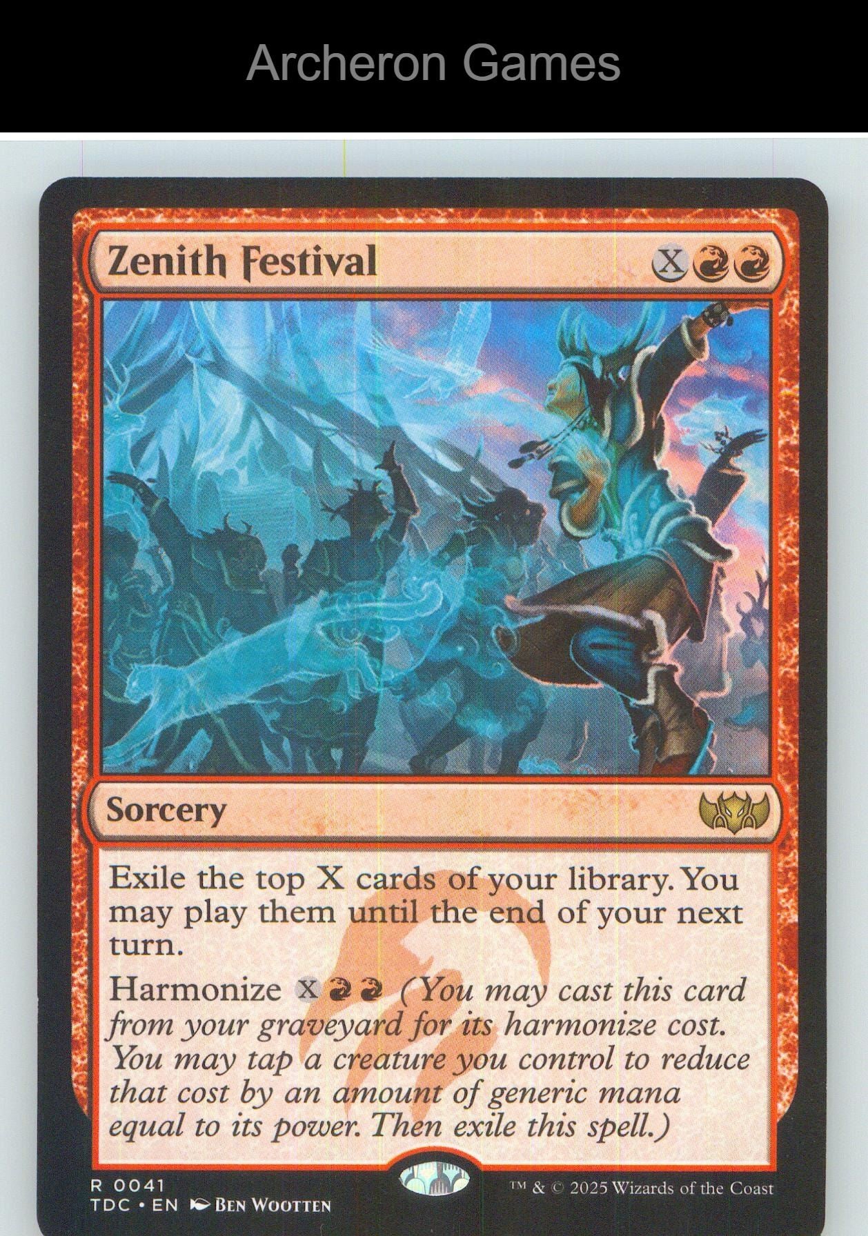 Zenith Festival TDC 41 R MTG Card NM/EX+