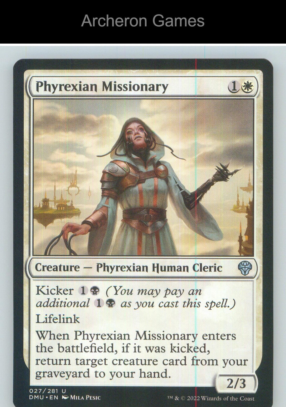 Phyrexian Missionary DMU 27 UC MTG Card NM/EX+