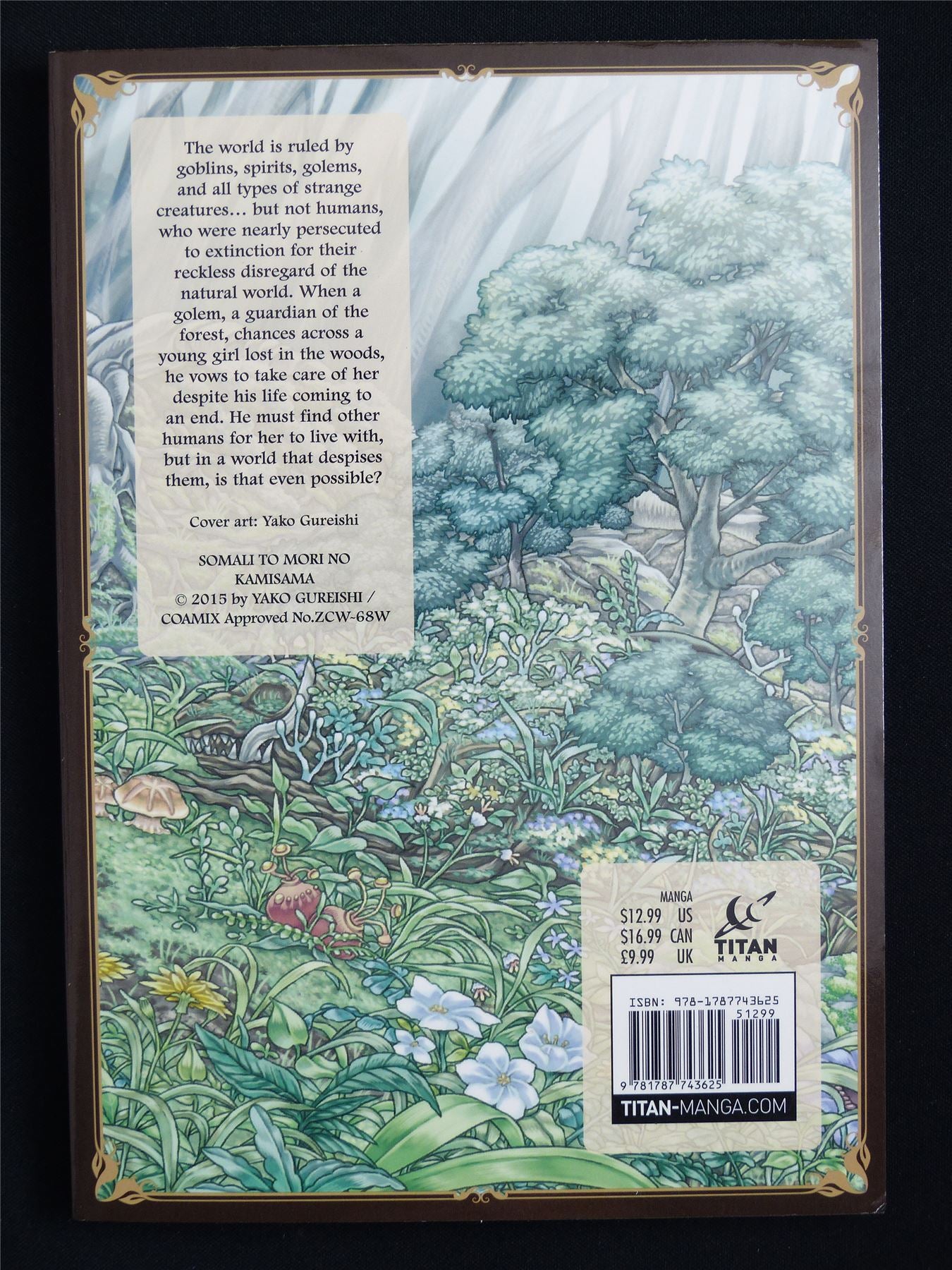 Somali and the Forest Spirit Volume 1 - Titan Manga #1FC