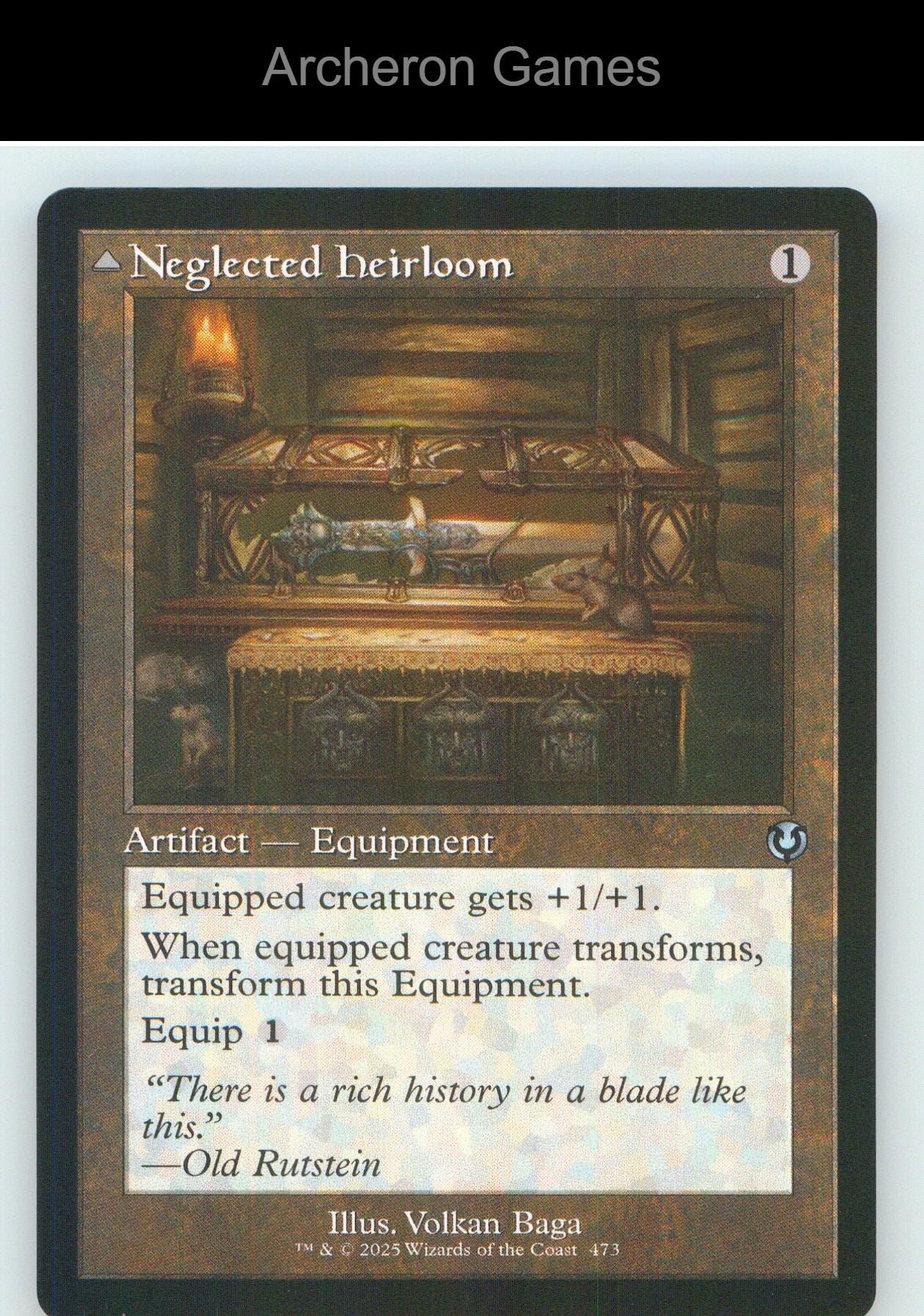 Neglected Heirloom (Retro Frame) INR 473 UC MTG Card NM/EX+