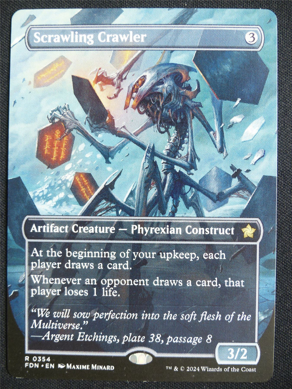 Scrawling Crawler Borderless - FDN - Mtg Card #3EG