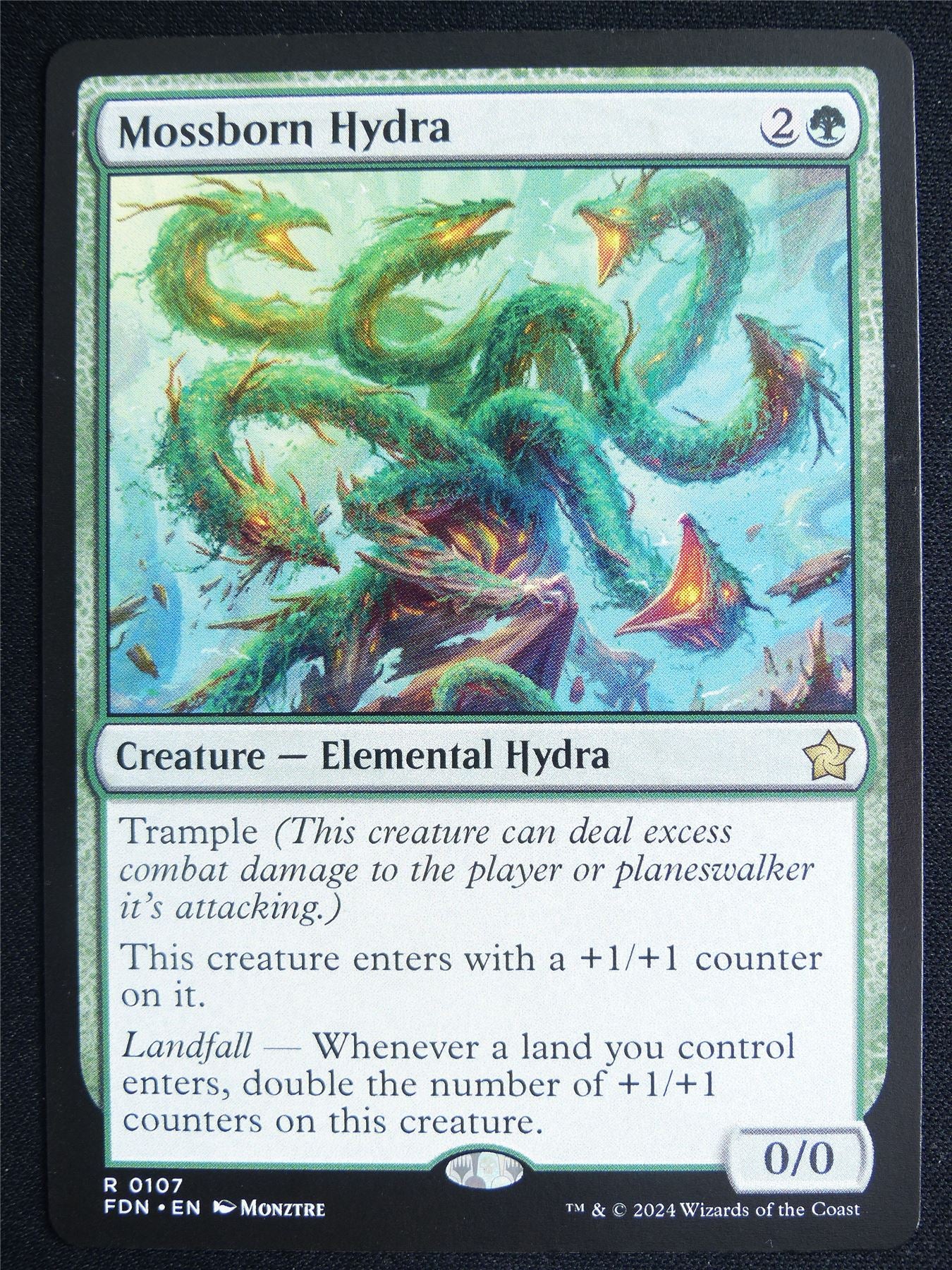 Mossborn Hydra - FDN - Mtg Card #4MR