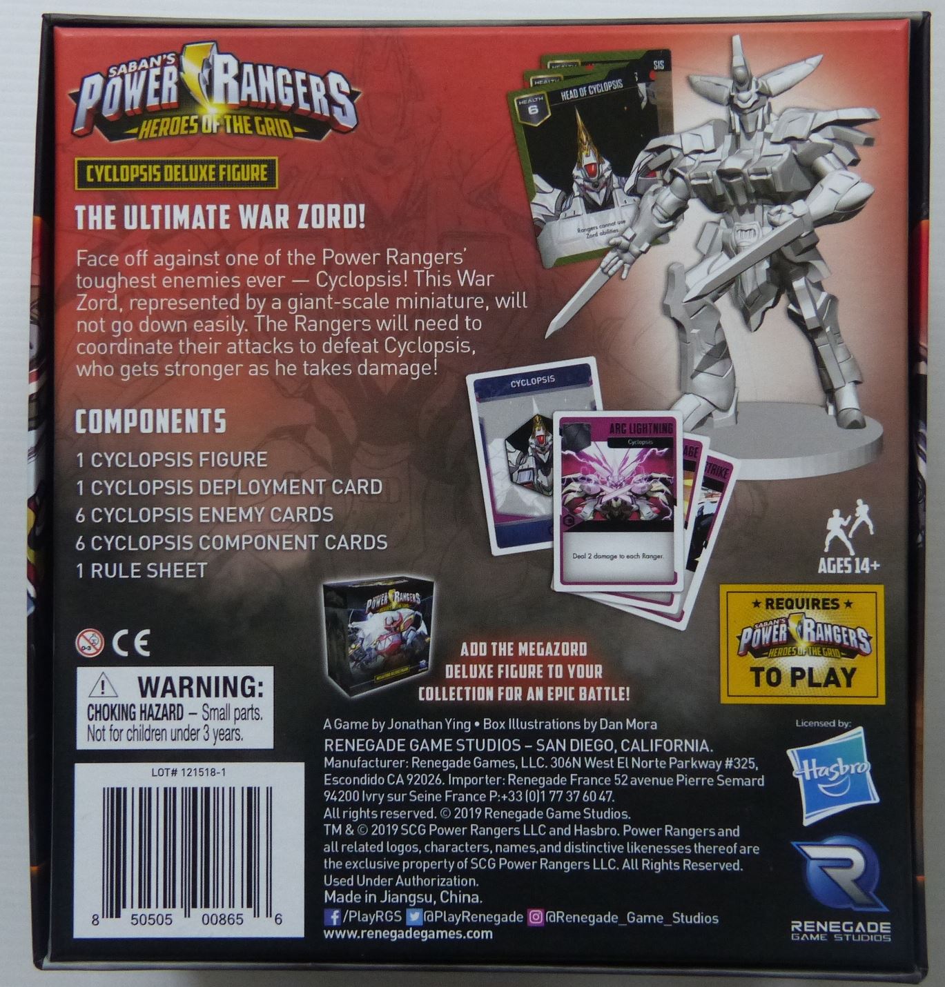 Cyclopsis Deluxe Figure - Power rangers: Heros of the grid - Board Game #2E3