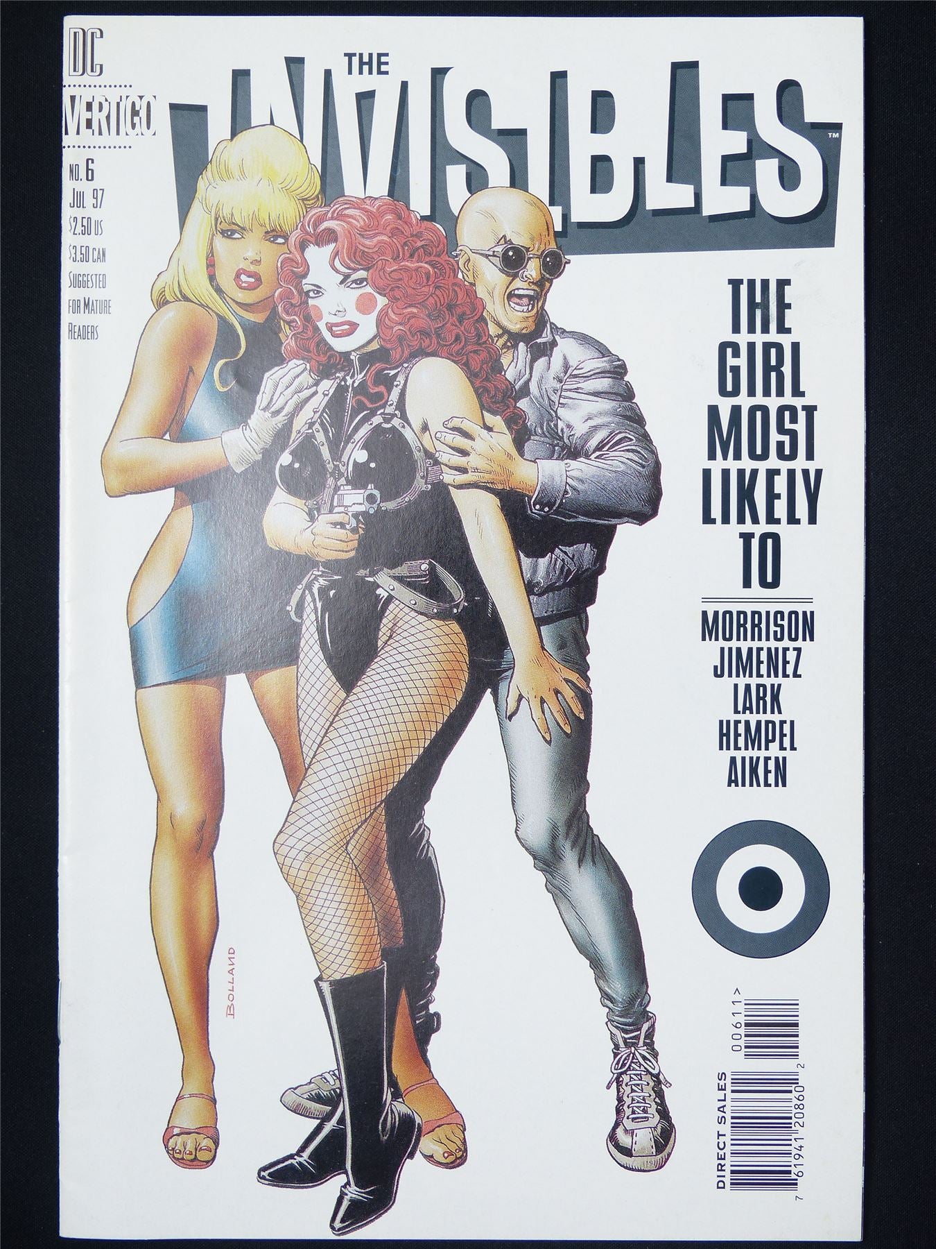 The INVISIBLES #6 - DC Vertigo Comic #14J