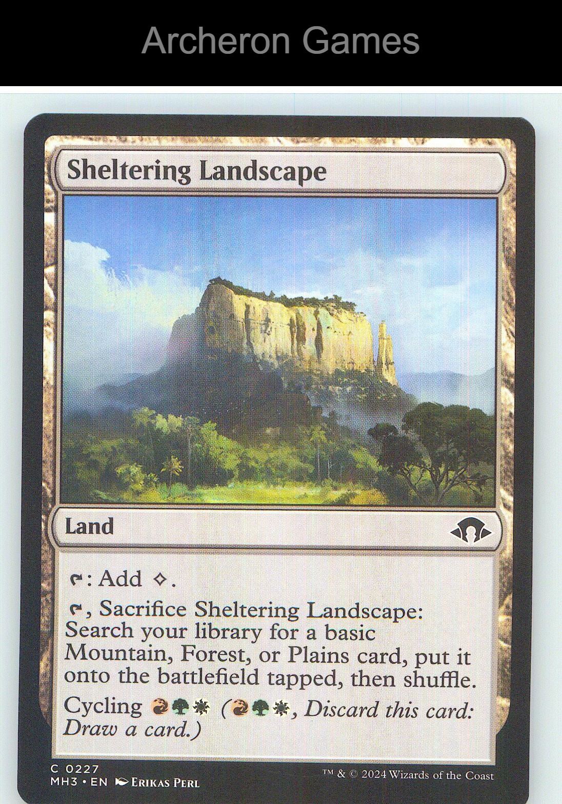 Sheltering Landscape MH3 227 C MTG Card NM/EX+
