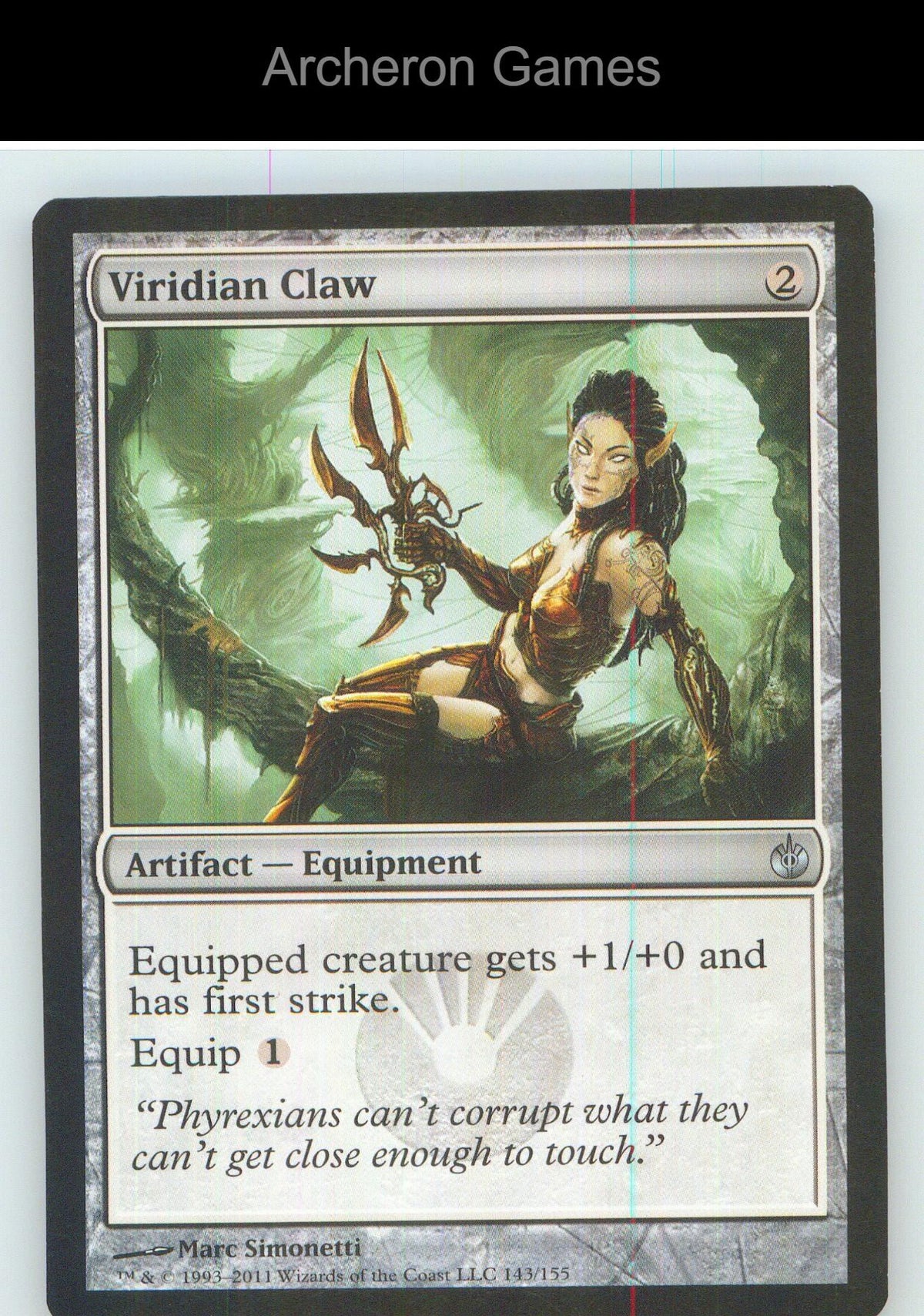 Viridian Claw MBS 143 UC MTG Card NM/EX+