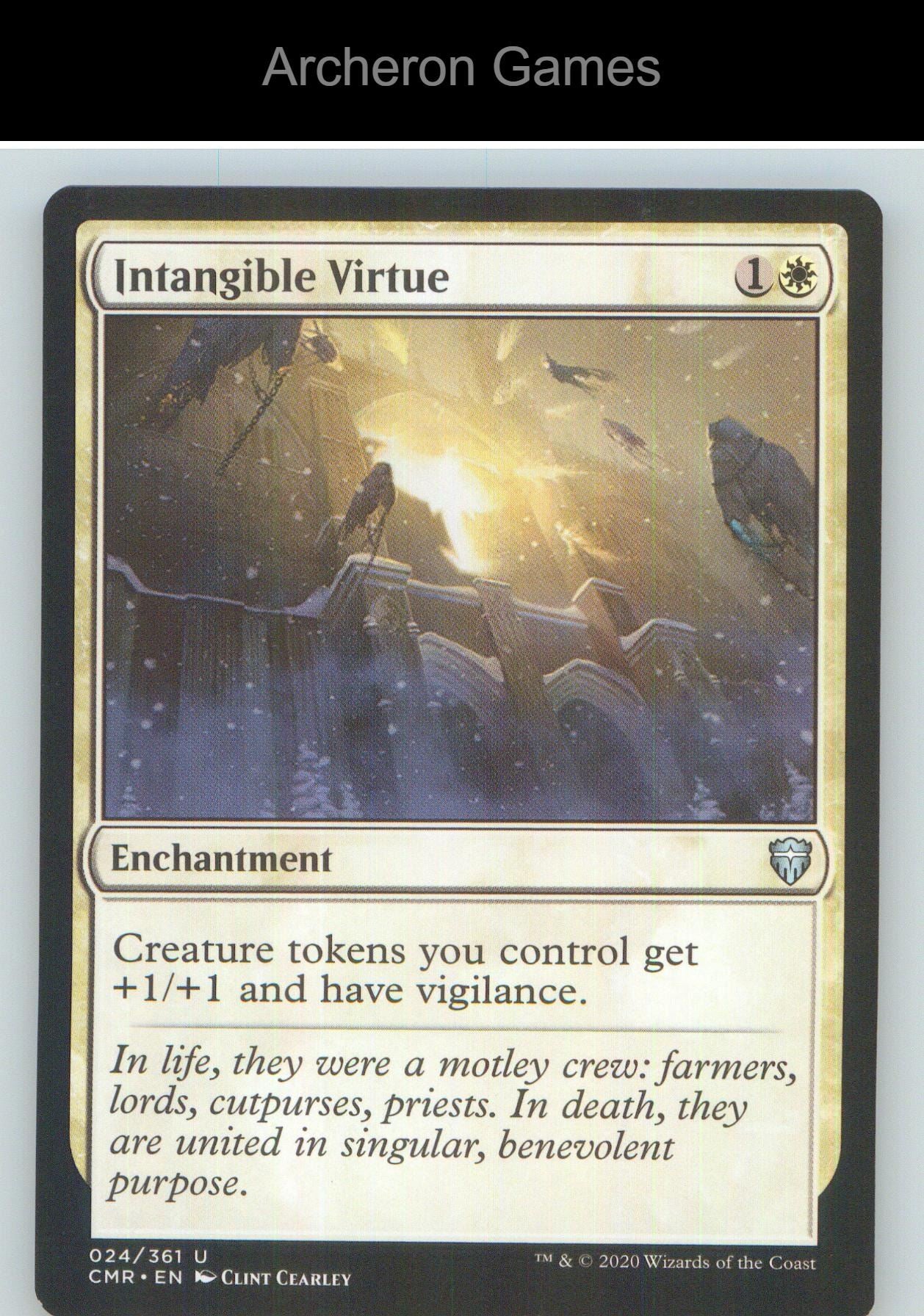 Intangible Virtue CMR 24 UC MTG Card NM/EX+