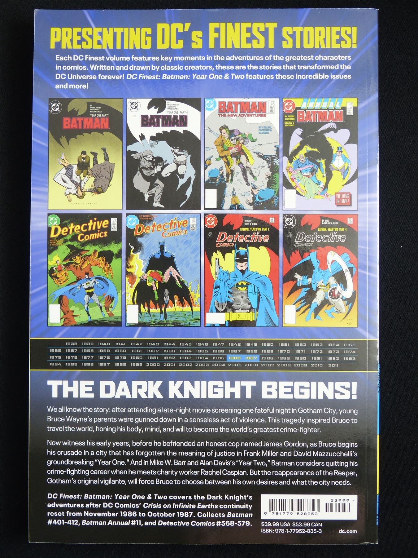 Batman Year One & Two - DC Graphic Softback #2PJ