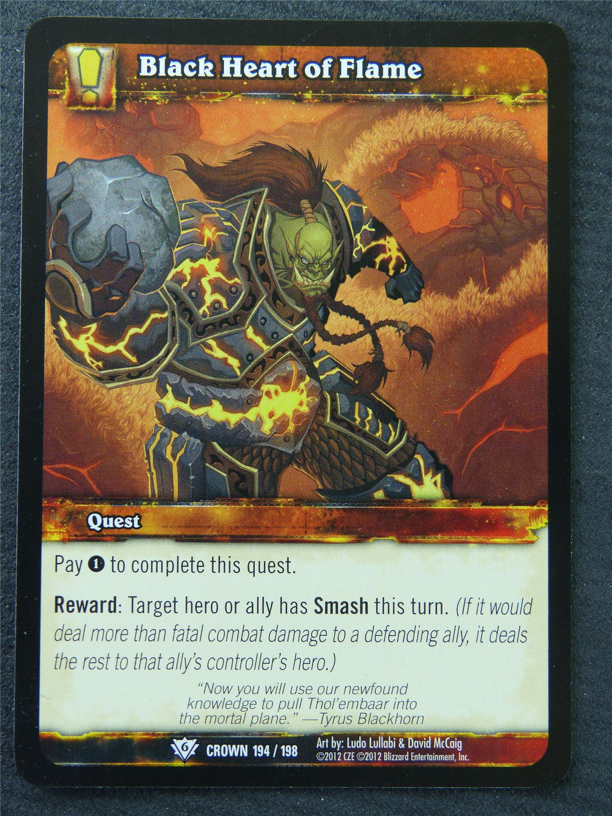 Black Heart Of Flame - Common - World Of Warcraft #1K5