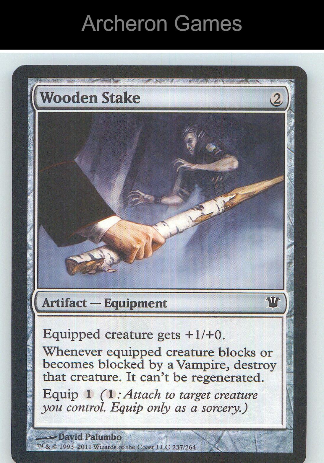 Wooden Stake ISD 237 C MTG Card NM/EX+