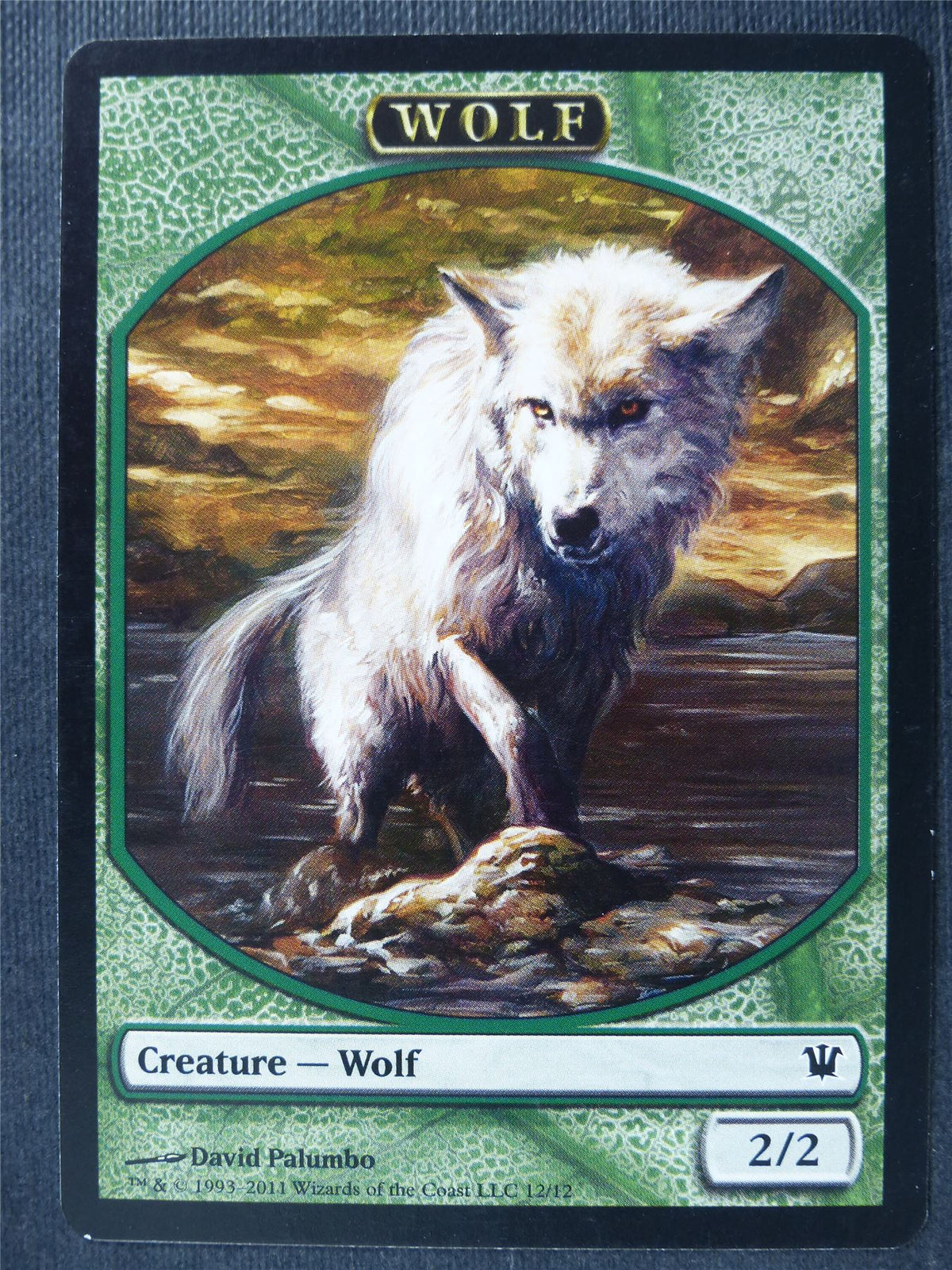 Wolf Token - Mtg Card #3XG