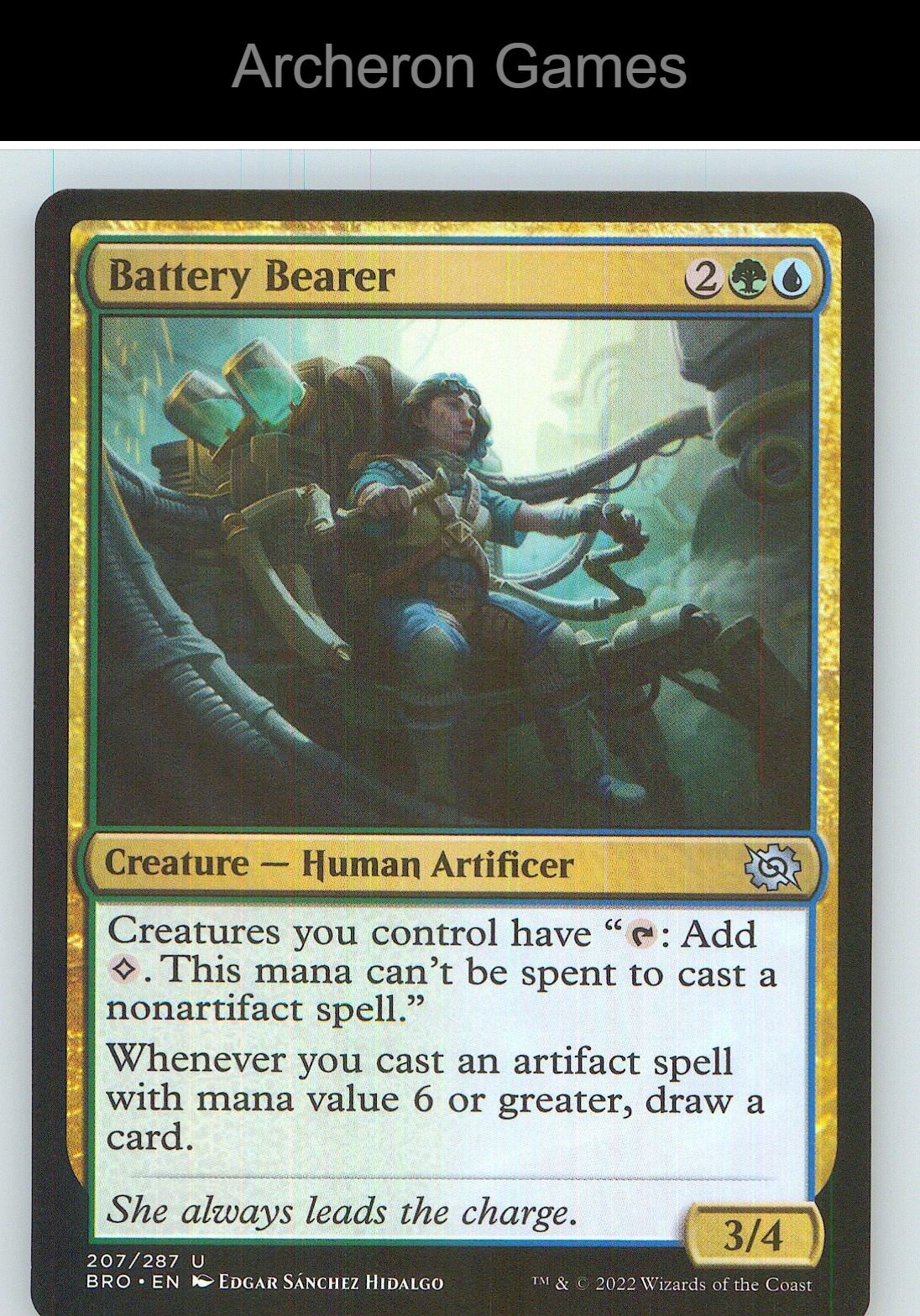 Battery Bearer BRO 207 UC MTG Card NM/EX+