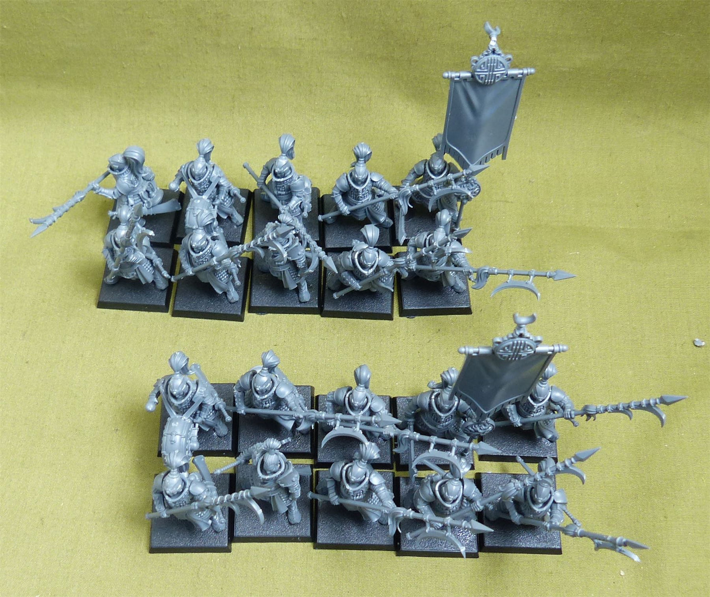 Elite Jade Lancers set of 20 - Grand Cathay - Warhammer Old World #H6