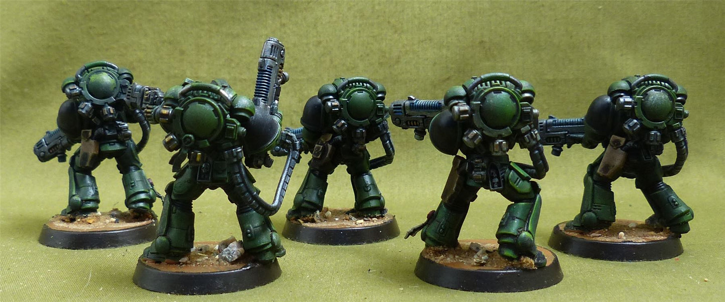 Hellblaster Squad set of 5 painted - Space Marines - Warhammer 40K #5BH