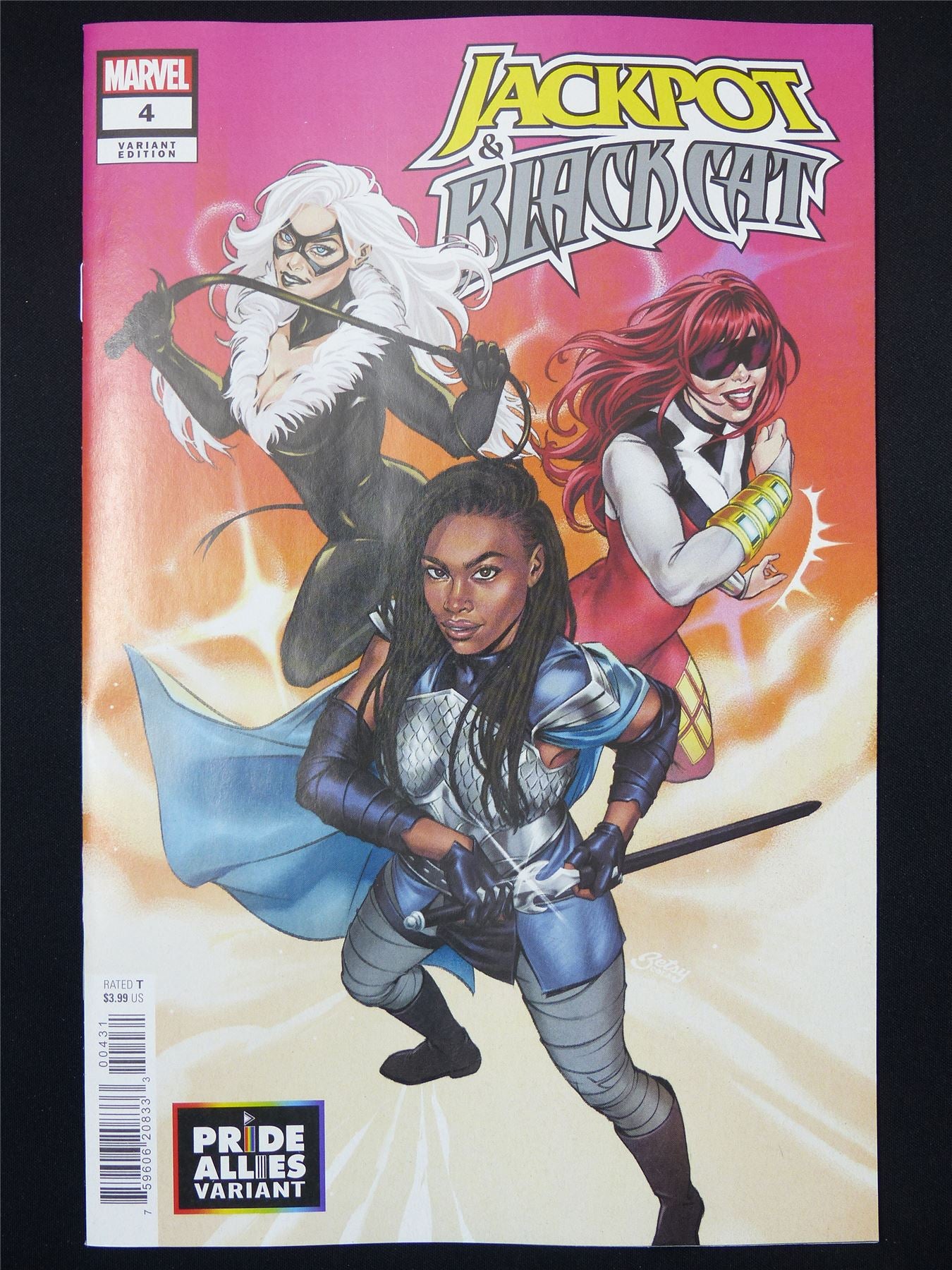 JACKPOT & Black Cat #4 Pride Variant - Aug 2024 Marvel Comic #2MS