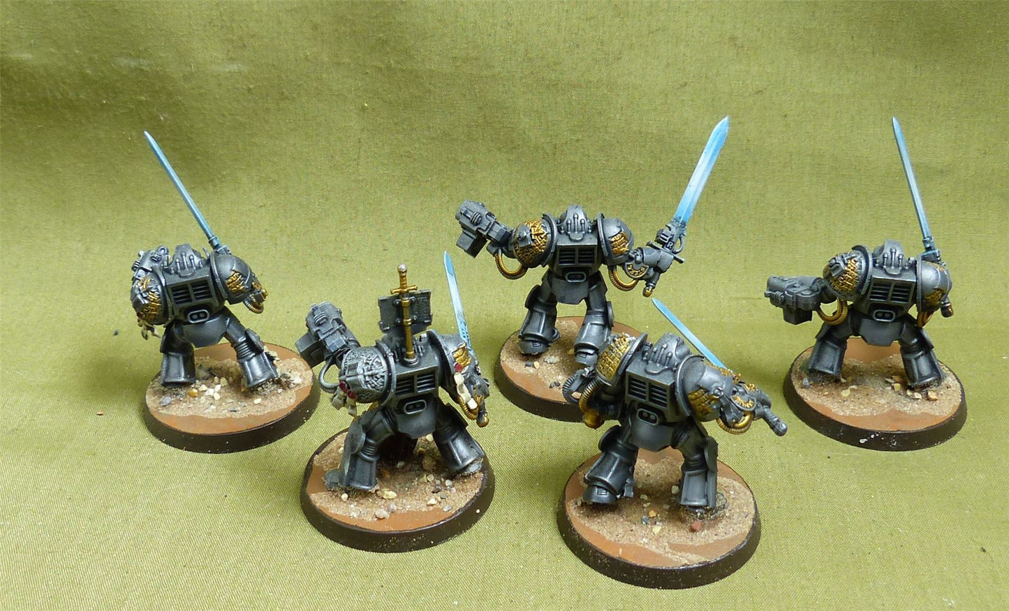 Paladins painted - Grey Knights - Warhammer 40K #5S5