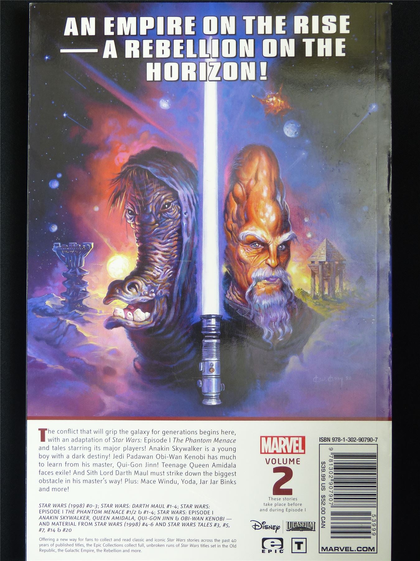 Star Wars: Rise of the Sith Epic Collection vol 2 - Marvel Graphic Softback #2LY