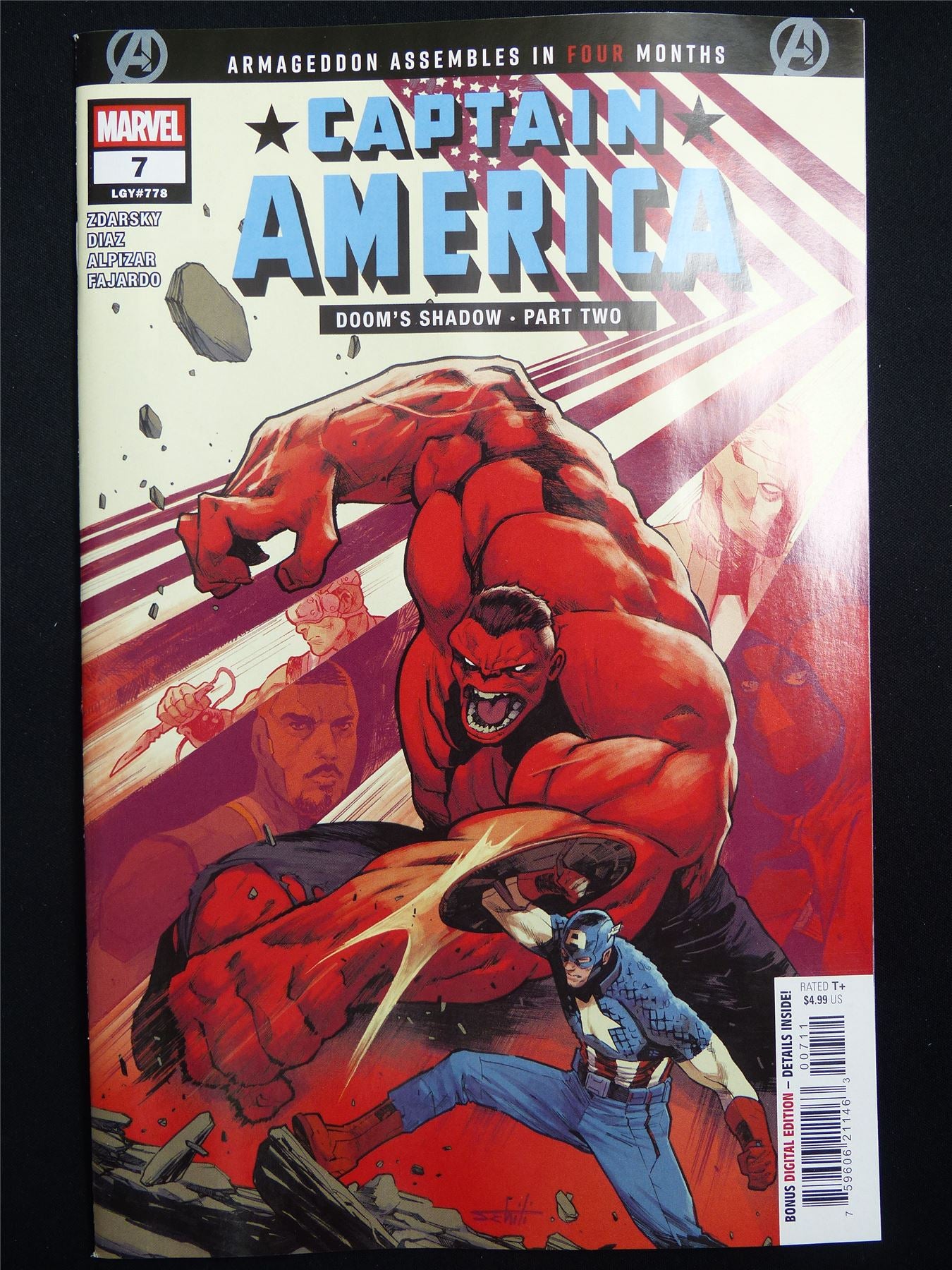 CAPTAIN America #7 Doom's Shadow - Apr 2026 Marvel Comic #2L0