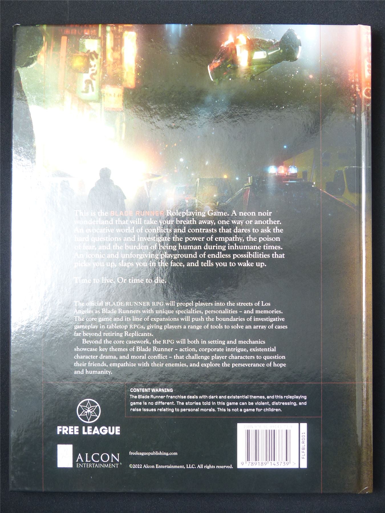 Blade Runner Core Rulebook - Roleplay Book Hardback #17J