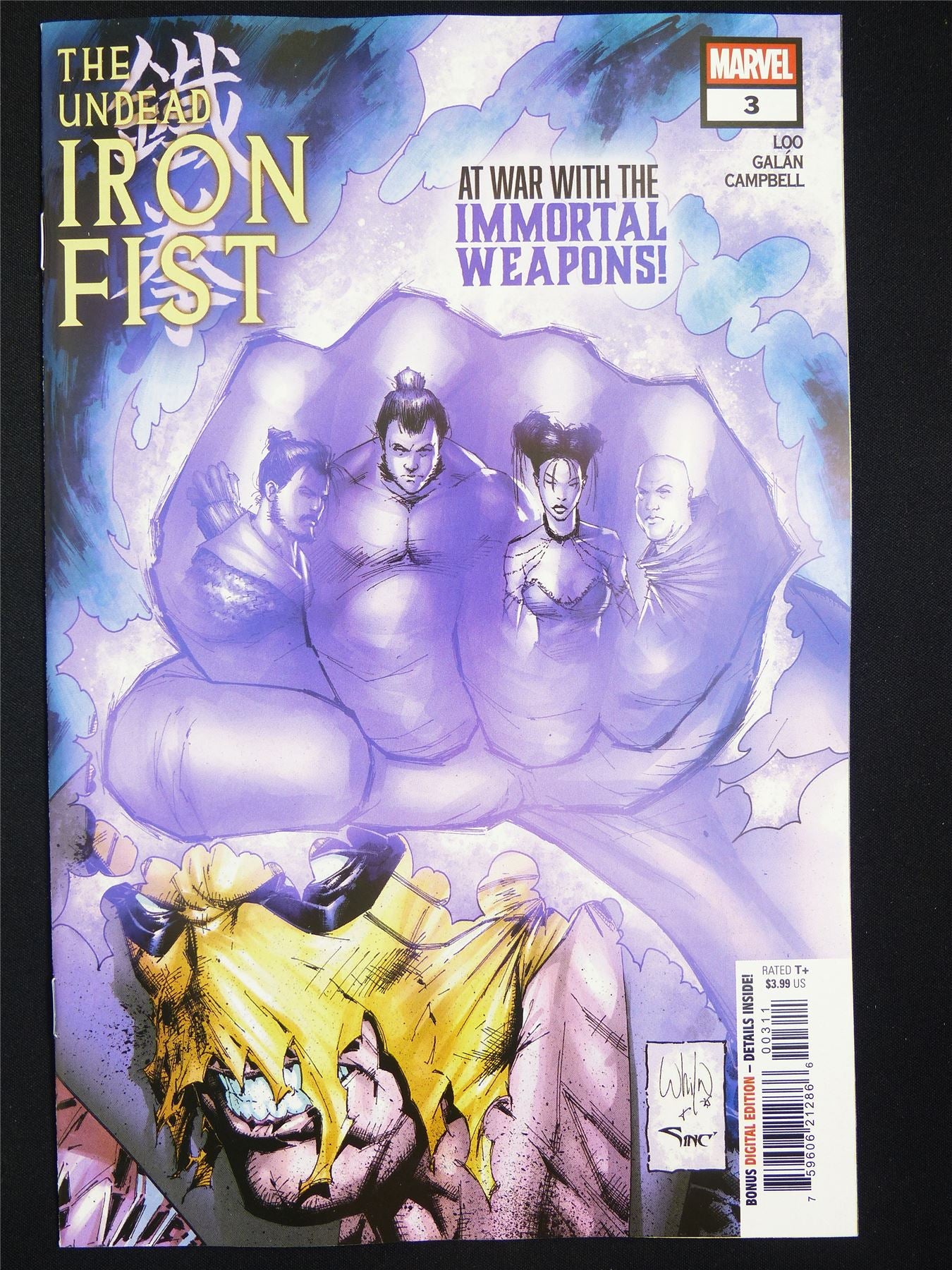 The Undead IRON Fist #3 - Jan 2026 Marvel Comic #6NR