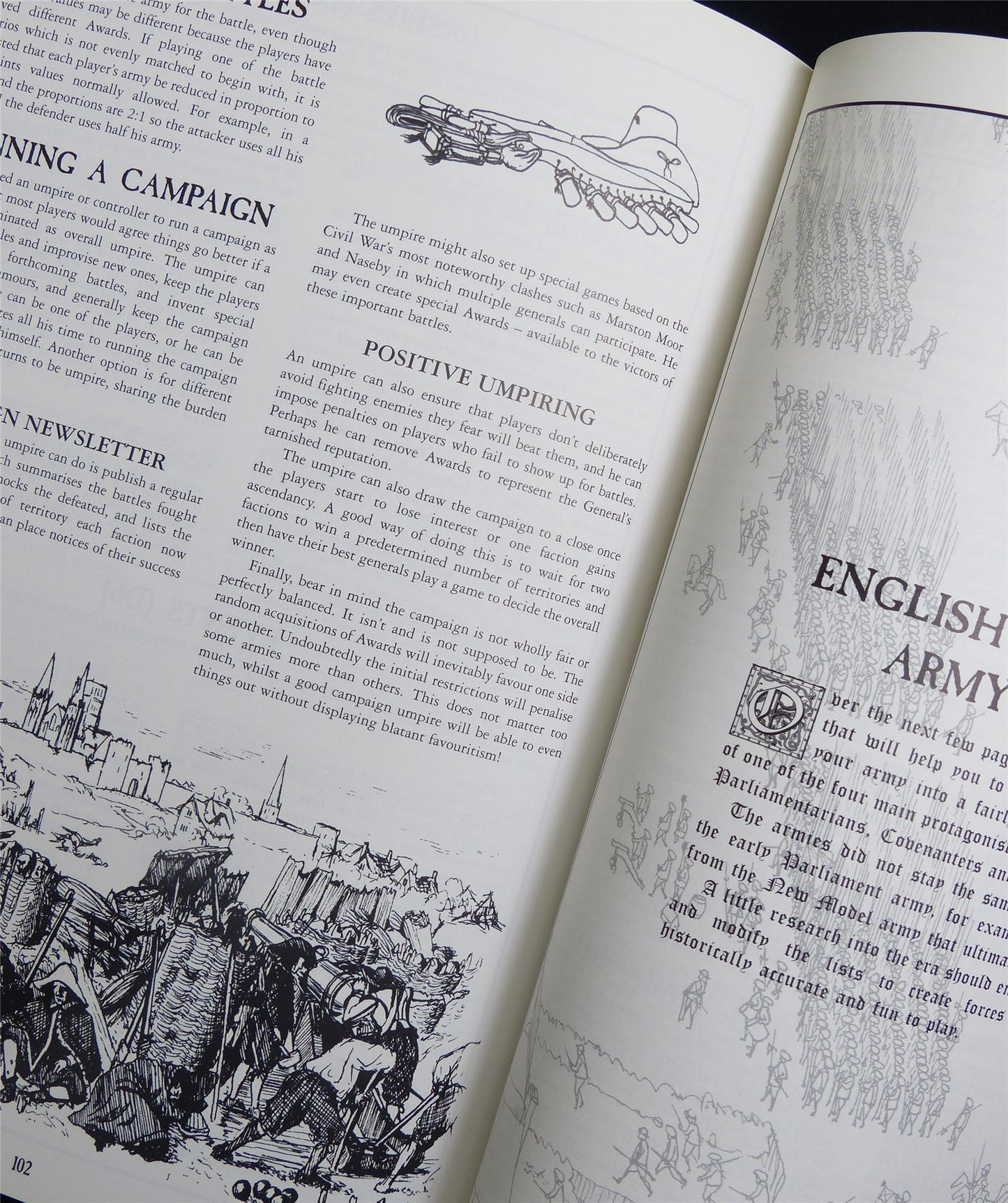 English Civil War: 17th Century Wargames Rulebook OOP - Warhammer Softback #K2