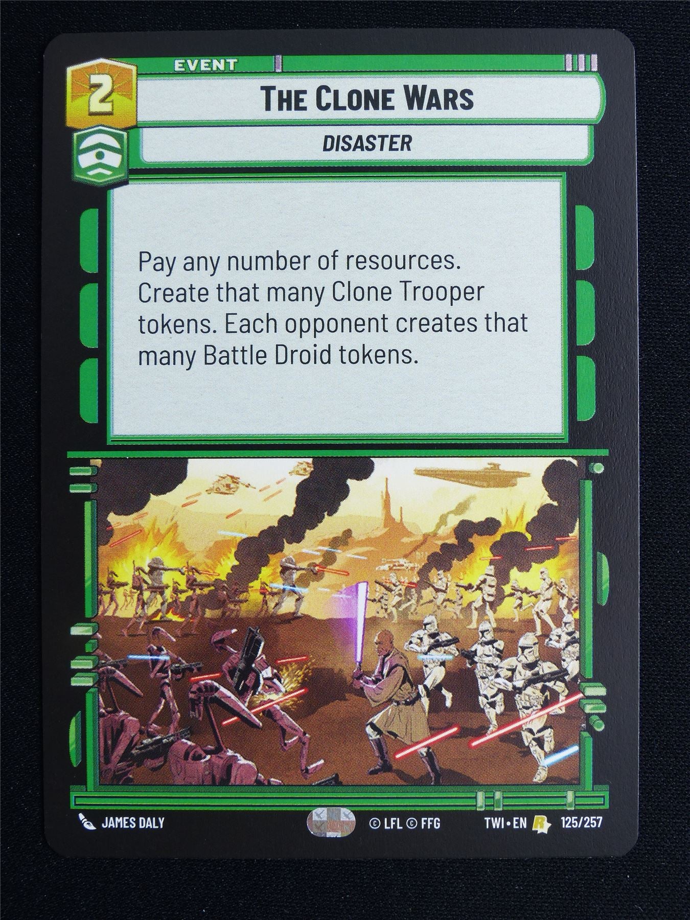 The Clone Wars 125/257 - Star Wars Unlimited Card #3TG