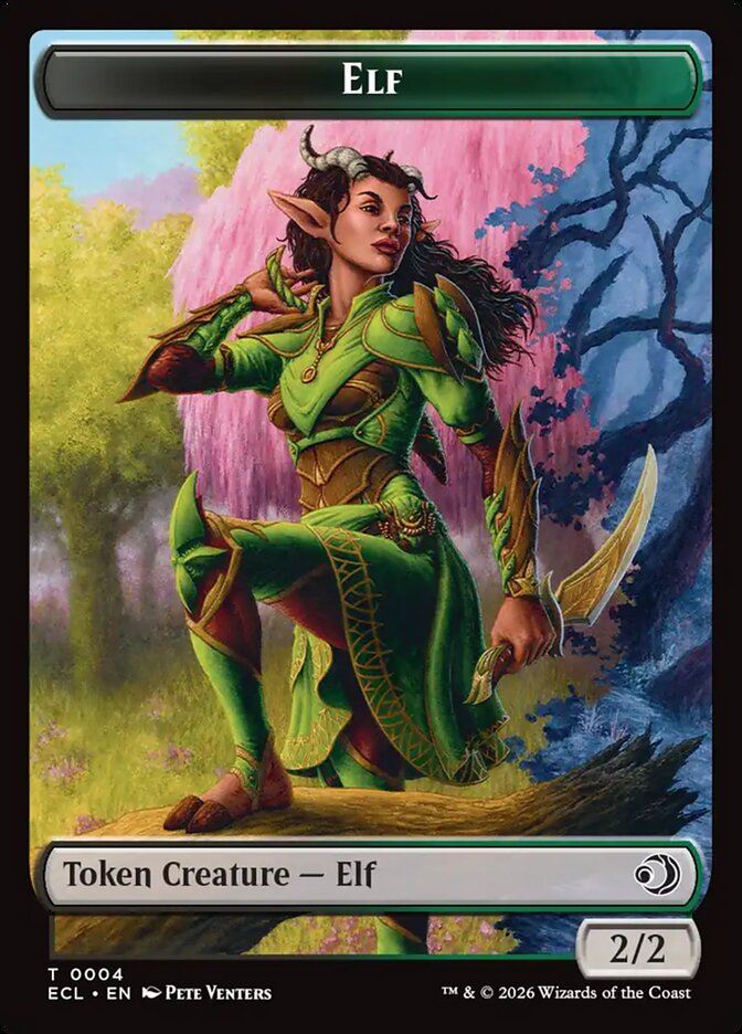 Elf - Lorwyn Eclipsed Tokens tecl