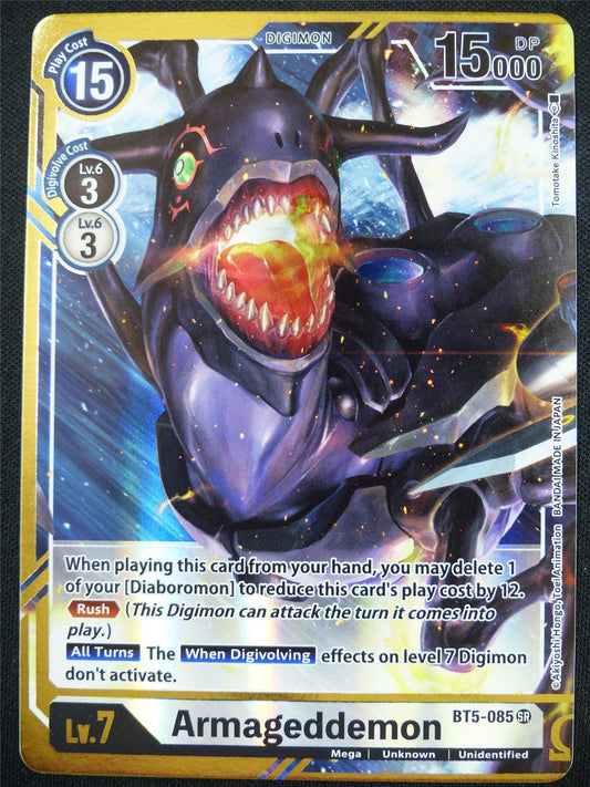 Armageddemon BT5-085 SR alt art - Digimon Card #4DP