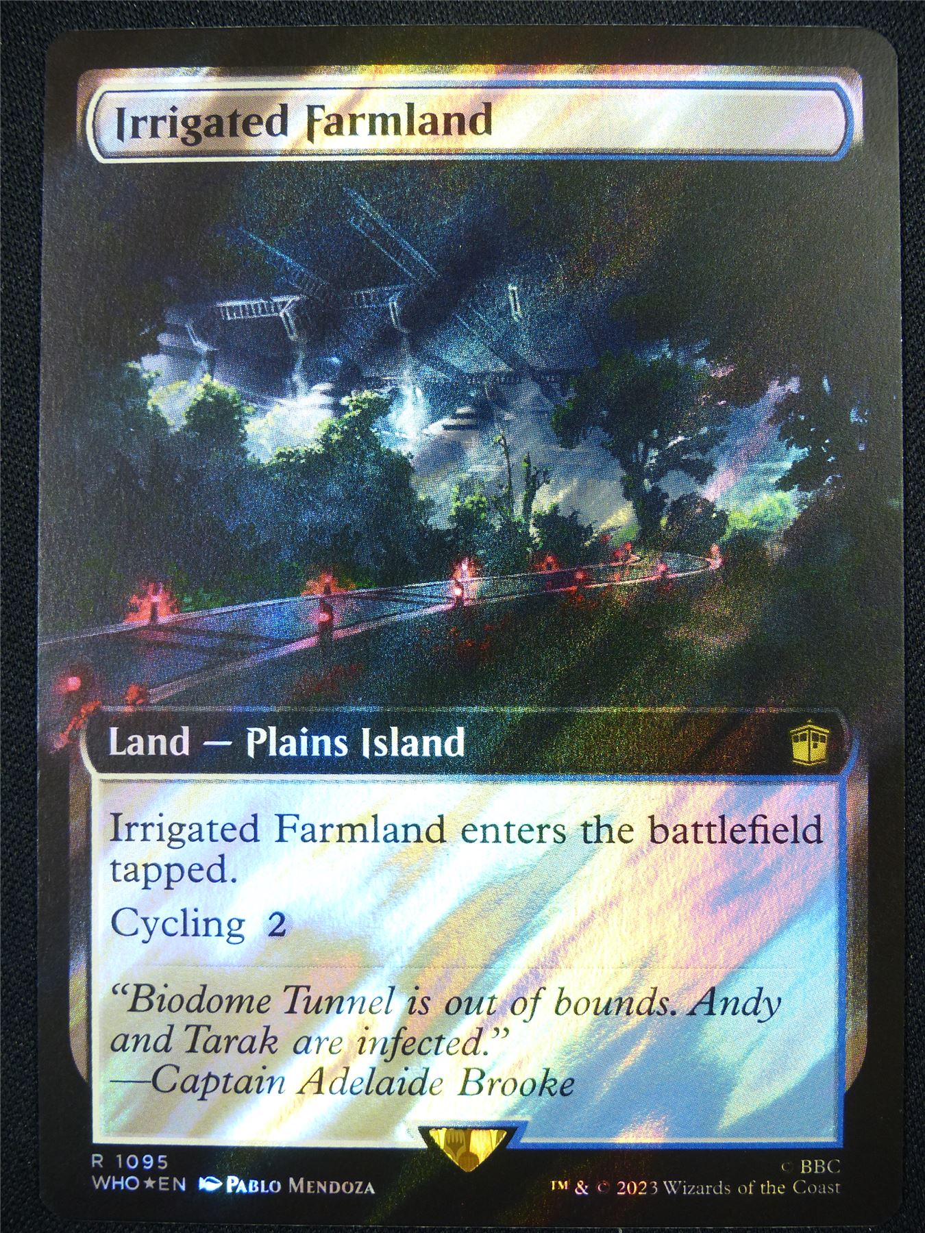 Irrigated Farmland Extended Surge Foil - WHO - Mtg Card #CN