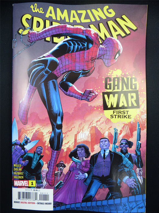 The Amazing SPIDER-MAN: Gang War #1 - Jan 2024 Marvel Comic #132