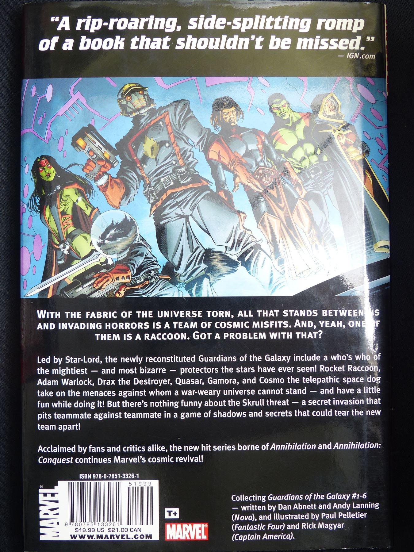 Guardians of the Galaxy vol 1: Legacy - Marvel Graphic Hardback #288