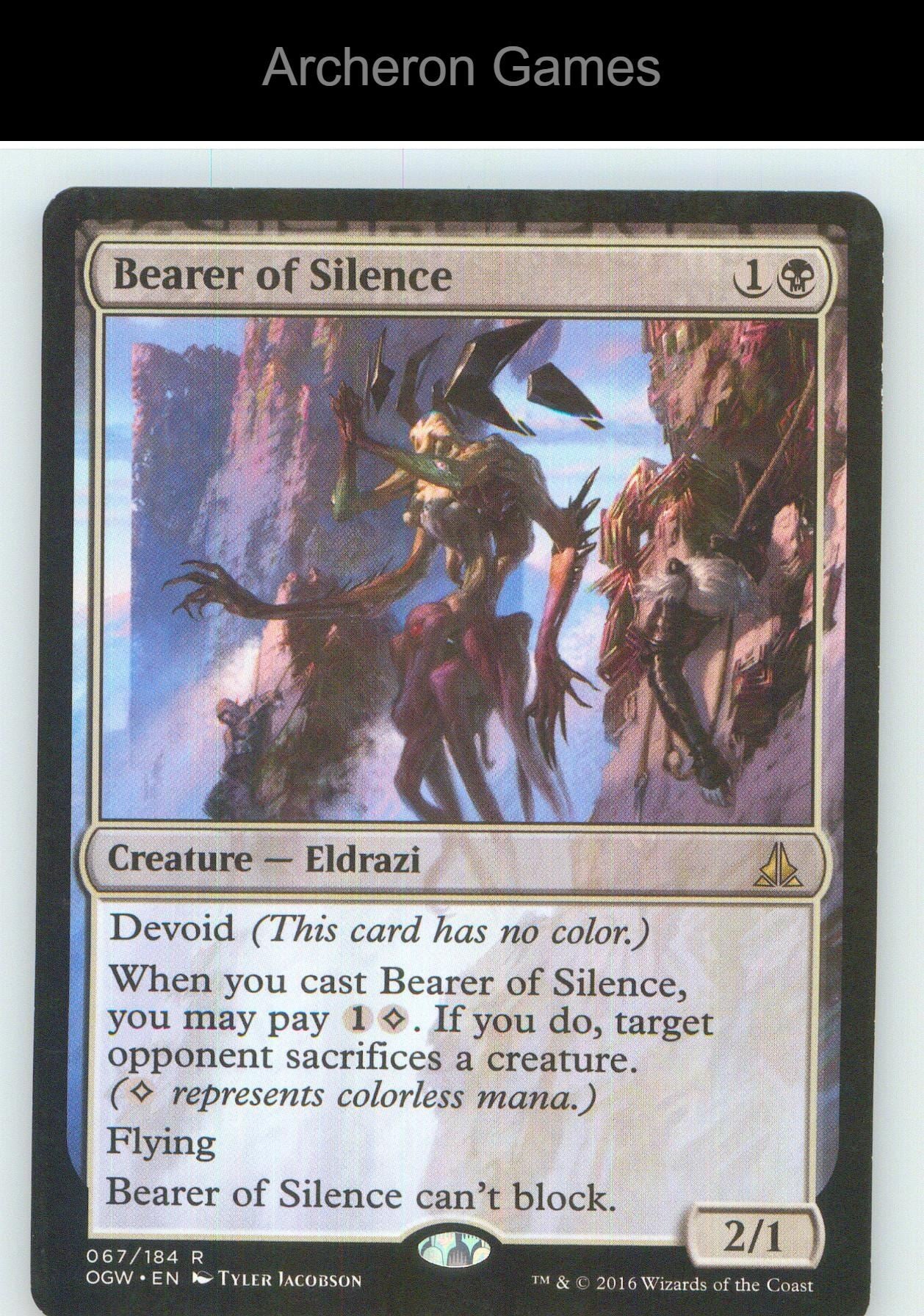 Bearer of Silence OGW 67 R MTG Card NM/EX+