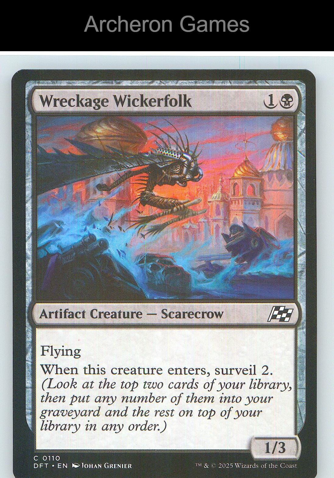 Wreckage Wickerfolk DFT 110 C MTG Card NM/EX+