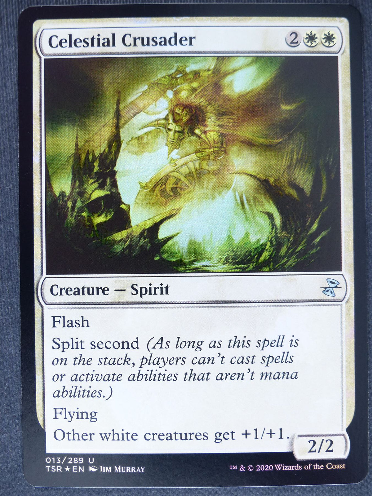 Celestial Crusader Foil - Remastered - Mtg Magic Cards #QX